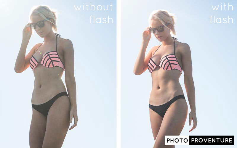 Outdoor Flash Photography | With Without Flash Comparison | Photo Proventure